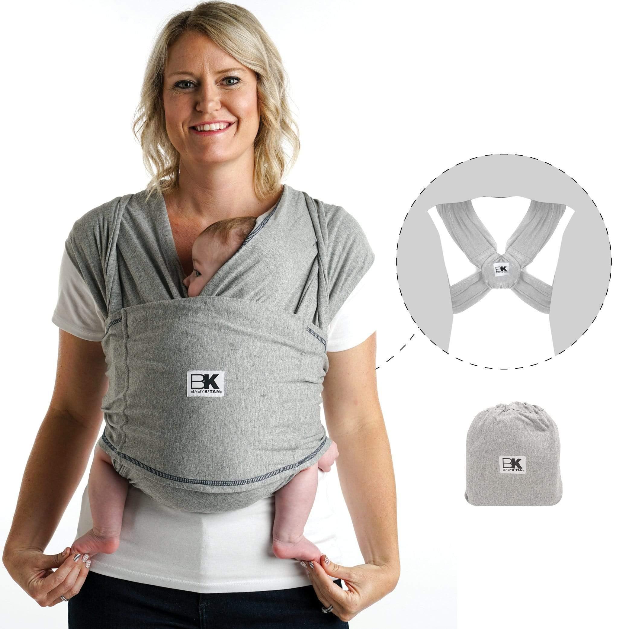 Baby K'tan Original Baby Carrier | Heather Grey - BIG FRENCHIES
