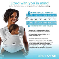 Baby K'tan Original Baby Carrier | Heather Grey - BIG FRENCHIES