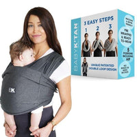 Baby K'tan Active Yoga Baby Carrier | Heather Black - BIG FRENCHIES
