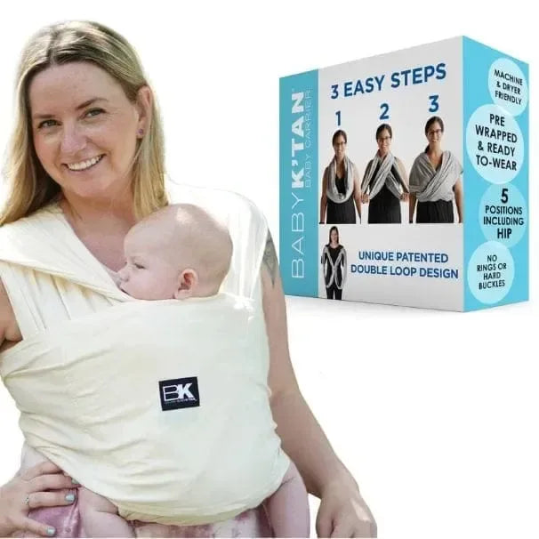 Baby K'tan Organic Baby Carrier | Natural - BIG FRENCHIES