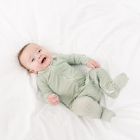 Evergreen Stripe Bamboo Sleeper - BIG FRENCHIES