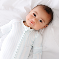 Cloud Stripe Bamboo Sleeper - BIG FRENCHIES