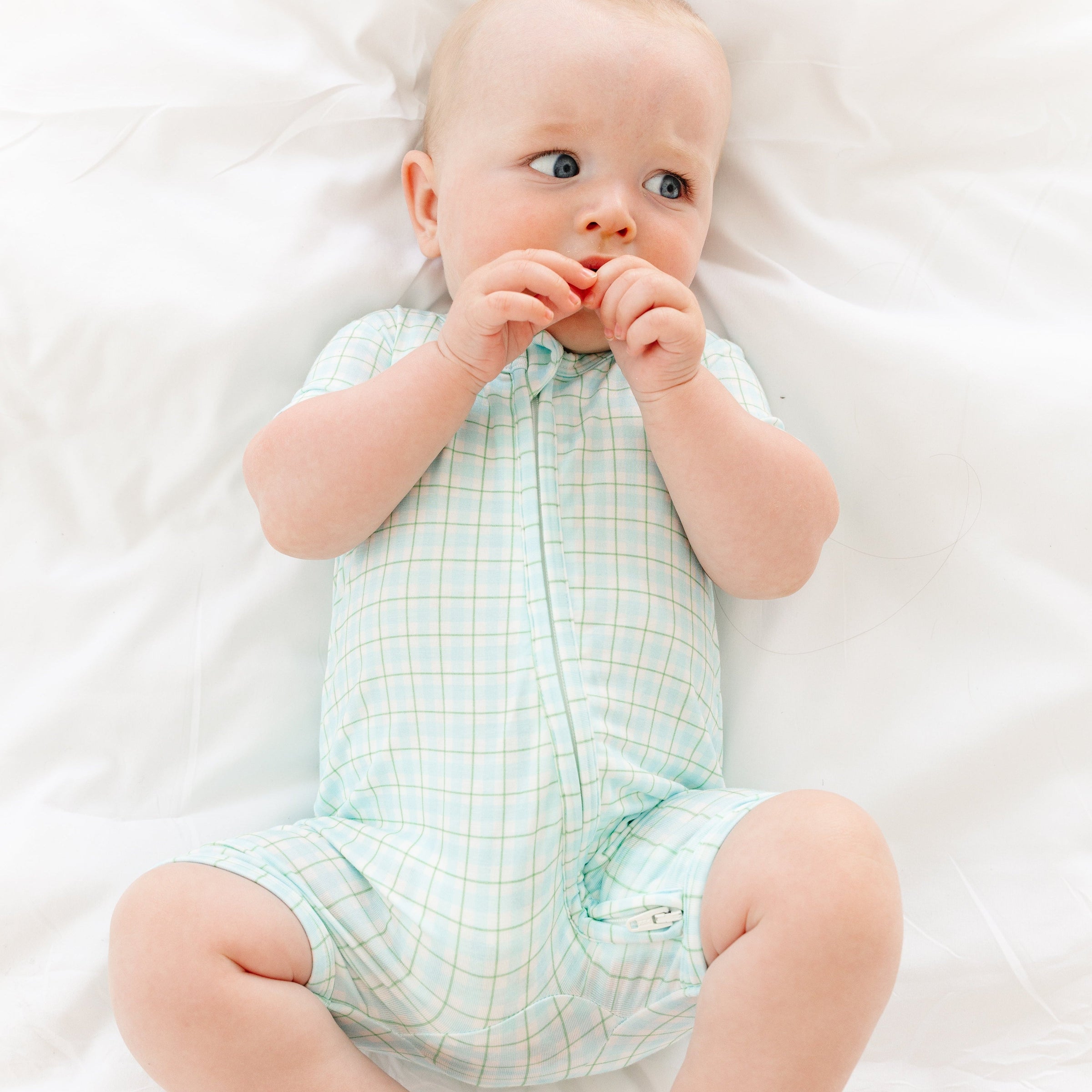 Bluegrass Picnic Short Sleeve & Shorts Bamboo Sleeper - BIG FRENCHIES