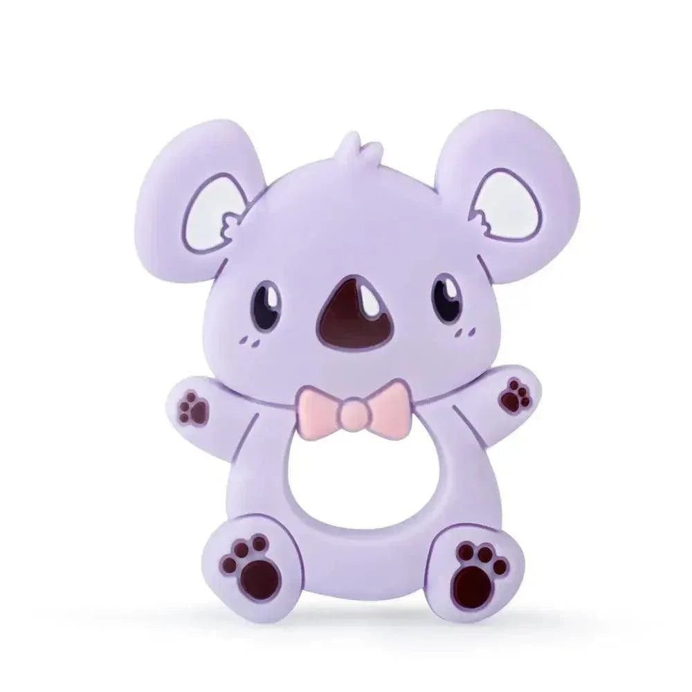 Baby Silicone Teethers BPA Free Teething Toy Animals Koala Bear Dog Teether Silicone Beads - BIG FRENCHIES