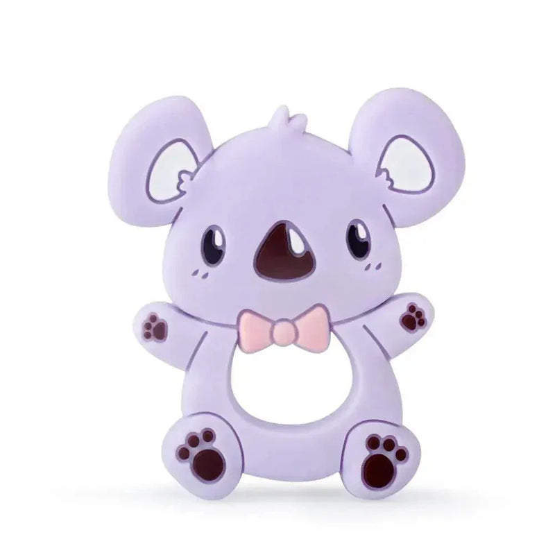 Baby Silicone Teethers BPA Free Teething Toy Animals Koala Bear Dog Teether Silicone Beads - BIG FRENCHIES