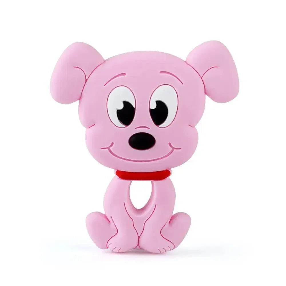 Baby Silicone Teethers BPA Free Teething Toy Animals Koala Bear Dog Teether Silicone Beads - BIG FRENCHIES