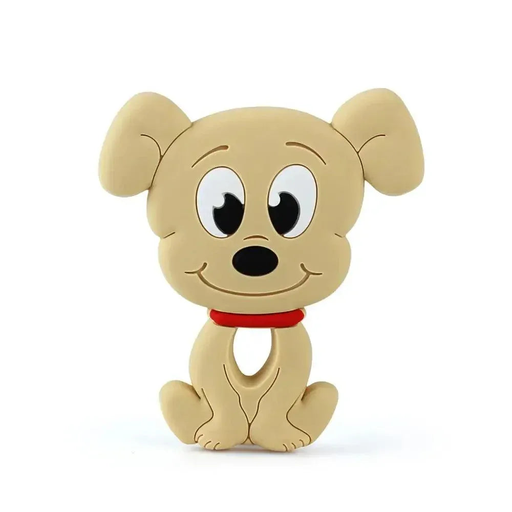 Baby Silicone Teethers BPA Free Teething Toy Animals Koala Bear Dog Teether Silicone Beads - BIG FRENCHIES