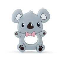 Baby Silicone Teethers BPA Free Teething Toy Animals Koala Bear Dog Teether Silicone Beads - BIG FRENCHIES