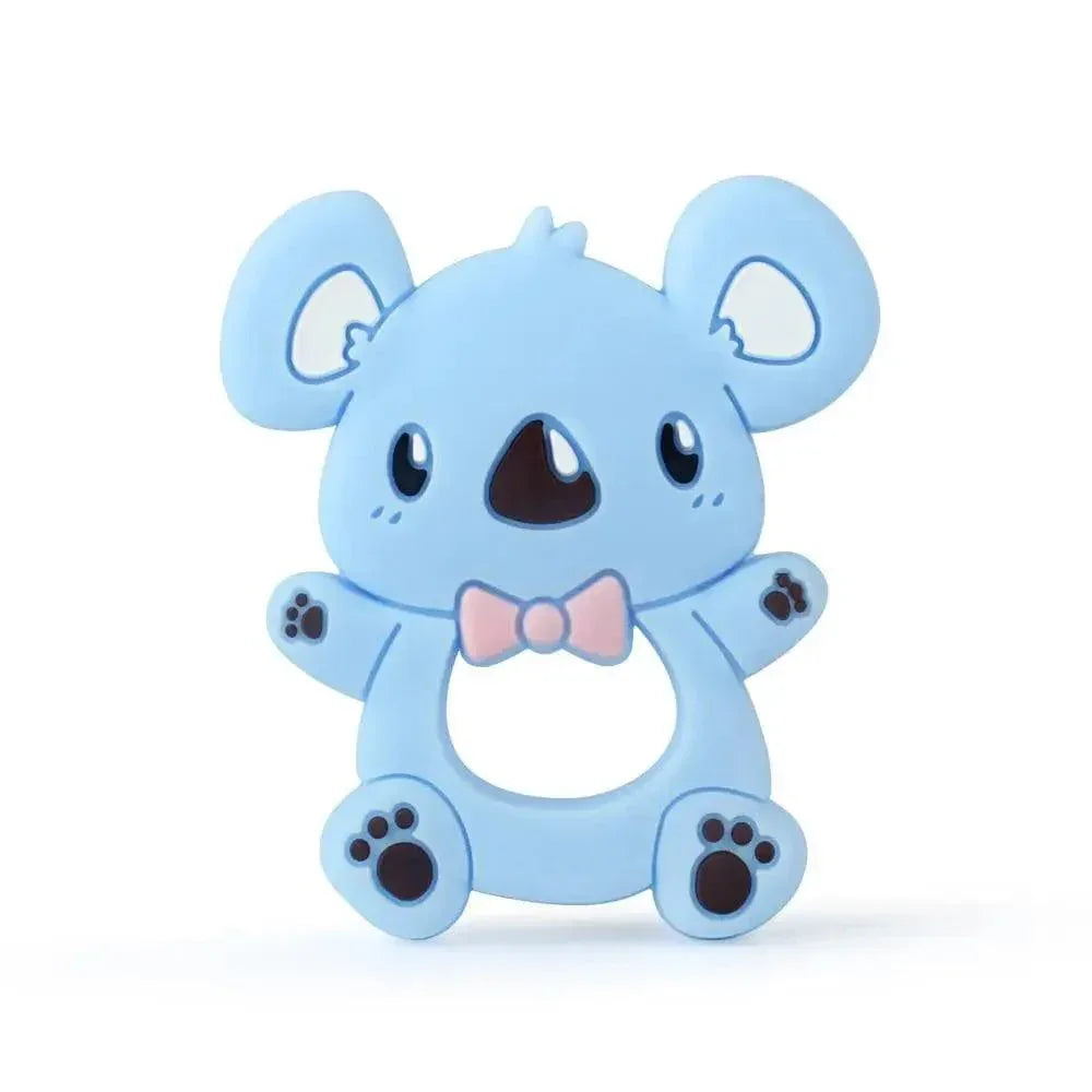Baby Silicone Teethers BPA Free Teething Toy Animals Koala Bear Dog Teether Silicone Beads - BIG FRENCHIES