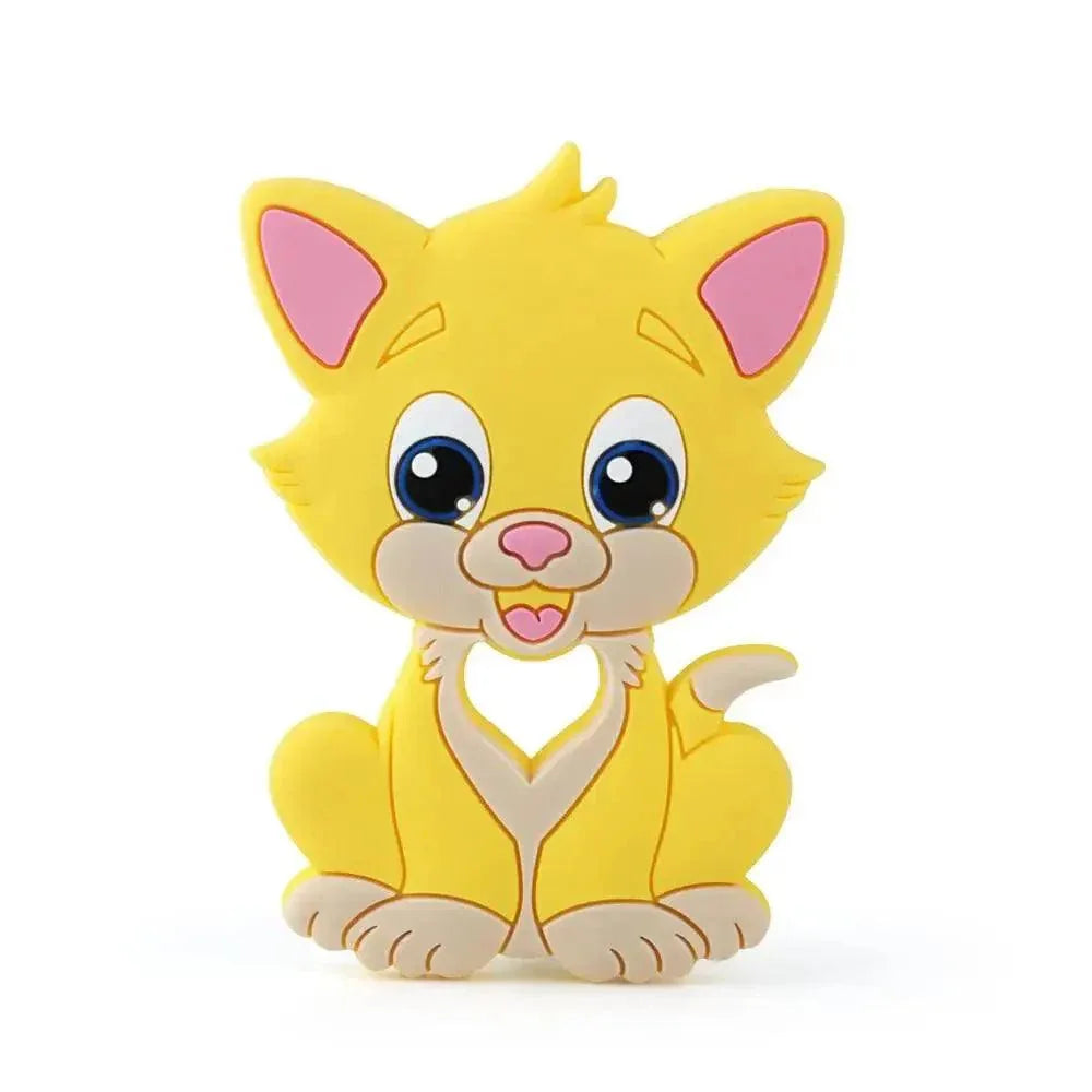 Baby Silicone Teethers BPA Free Teething Toy Animals Koala Bear Dog Teether Silicone Beads - BIG FRENCHIES