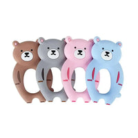 Baby Silicone Teethers BPA Free Teething Toy Animals Koala Bear Dog Teether Silicone Beads - BIG FRENCHIES