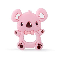Baby Silicone Teethers BPA Free Teething Toy Animals Koala Bear Dog Teether Silicone Beads - BIG FRENCHIES