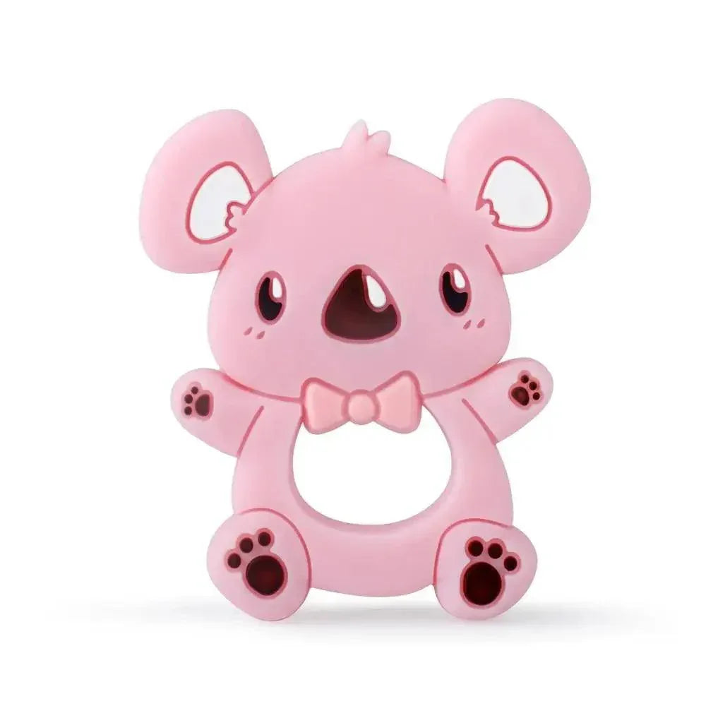 Baby Silicone Teethers BPA Free Teething Toy Animals Koala Bear Dog Teether Silicone Beads - BIG FRENCHIES