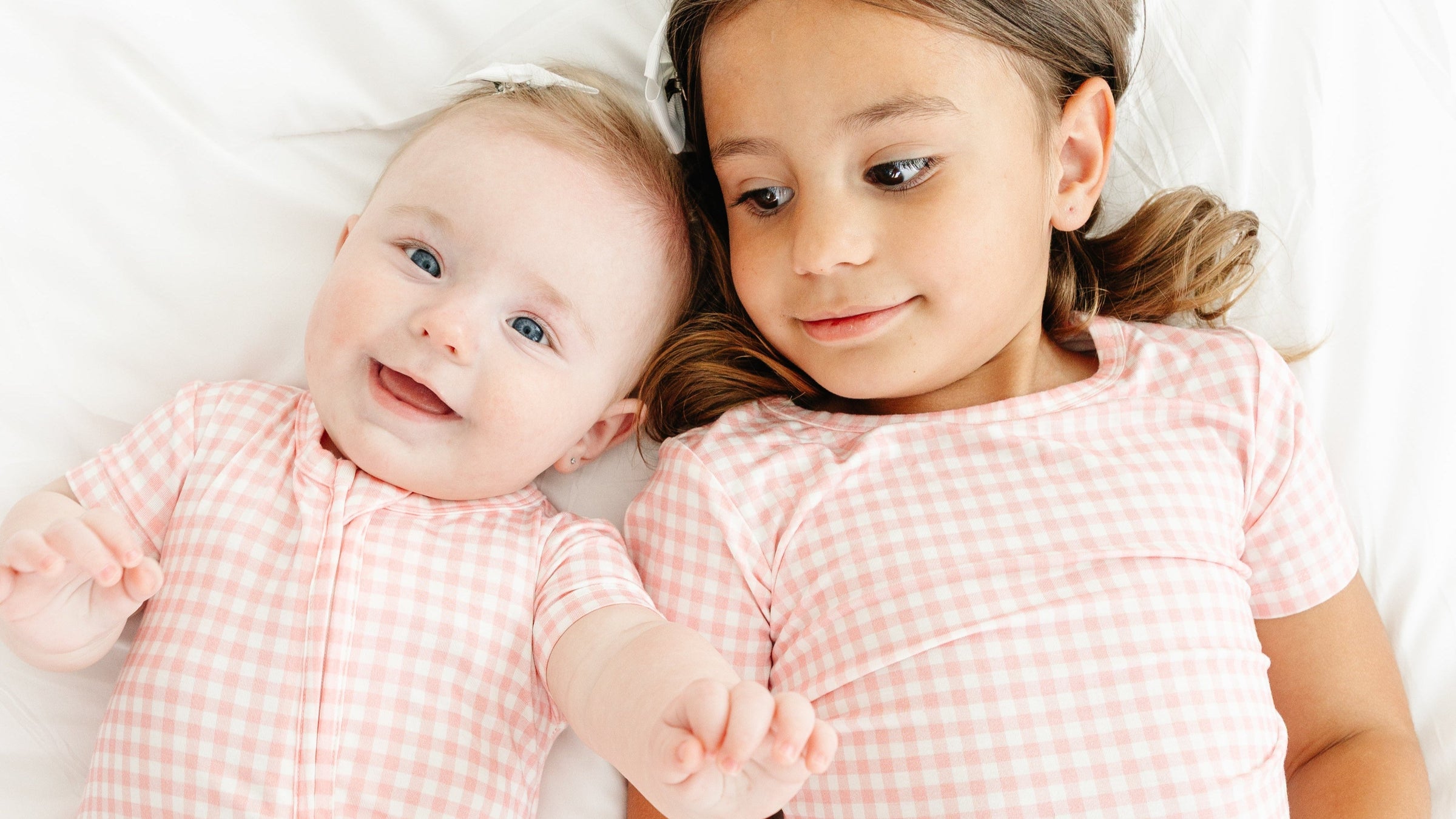 Sugar Gingham Short Sleeve & Shorts Bamboo Sleeper - BIG FRENCHIES