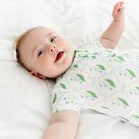 Bluebell Bows Short Sleeve & Shorts Bamboo Sleeper - BIG FRENCHIES