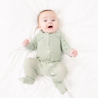 Evergreen Stripe Bamboo Sleeper - BIG FRENCHIES