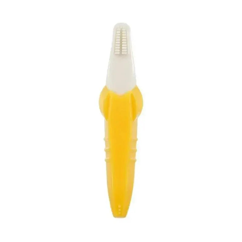 Baby Teether Toys Toddle Safe Banana Teething Ring Silicone Chew Dental Care Toothbrush Nursing Beads Gift For Infant - BIG FRENCHIES