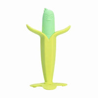 Baby Teether Toys Toddle Safe Banana Teething Ring Silicone Chew Dental Care Toothbrush Nursing Beads Gift For Infant - BIG FRENCHIES