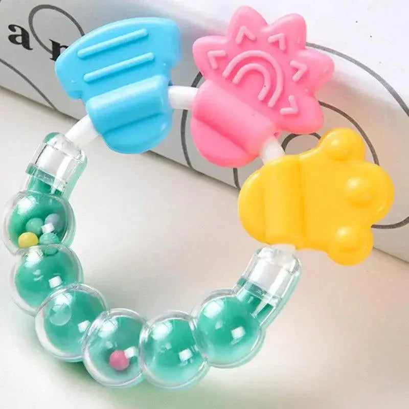 Baby Teether Toys Toddle Safe Banana Teething Ring Silicone Chew Dental Care Toothbrush Nursing Beads Gift For Infant - BIG FRENCHIES