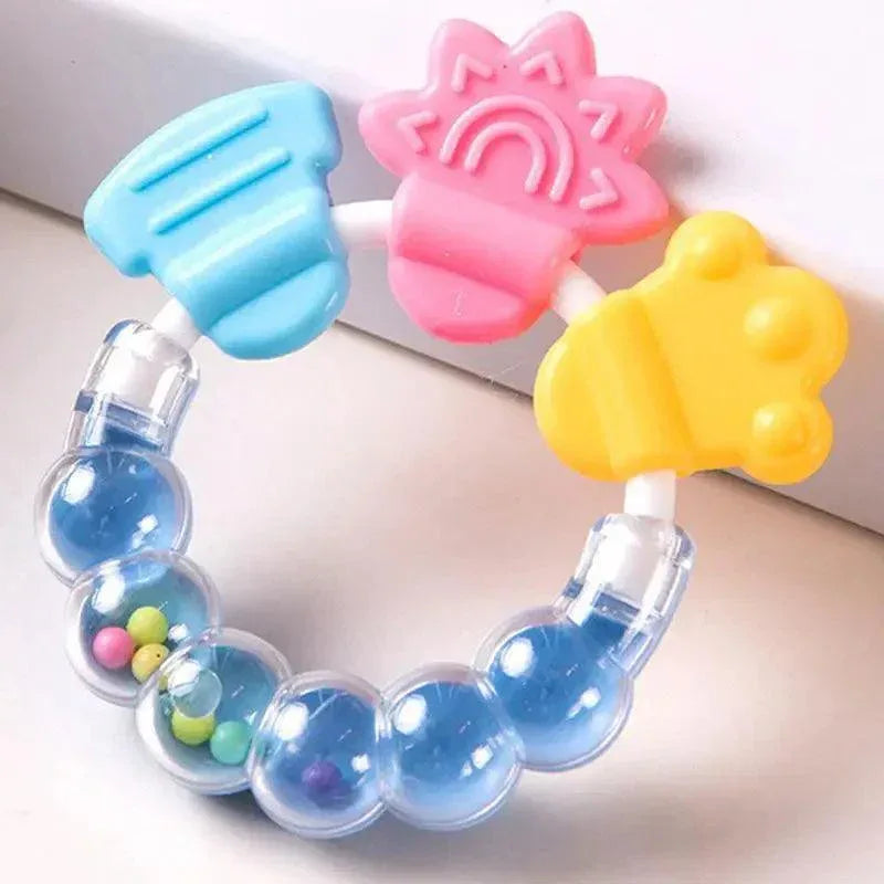 Baby Teether Toys Toddle Safe Banana Teething Ring Silicone Chew Dental Care Toothbrush Nursing Beads Gift For Infant - BIG FRENCHIES