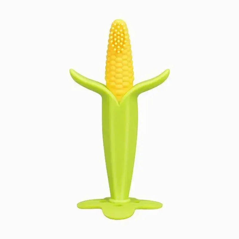 Baby Teether Toys Toddle Safe Banana Teething Ring Silicone Chew Dental Care Toothbrush Nursing Beads Gift For Infant - BIG FRENCHIES