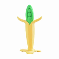 Baby Teether Toys Toddle Safe Banana Teething Ring Silicone Chew Dental Care Toothbrush Nursing Beads Gift For Infant - BIG FRENCHIES