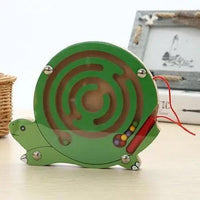 Baby Wooden Toy for Children Magnetic Maze Balance Board Wood game , Maze Puzzle baby Toys 0-12Months - BIG FRENCHIES