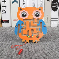Baby Wooden Toy for Children Magnetic Maze Balance Board Wood game , Maze Puzzle baby Toys 0-12Months - BIG FRENCHIES