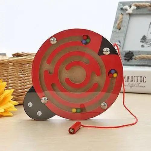 Baby Wooden Toy for Children Magnetic Maze Balance Board Wood game , Maze Puzzle baby Toys 0-12Months - BIG FRENCHIES
