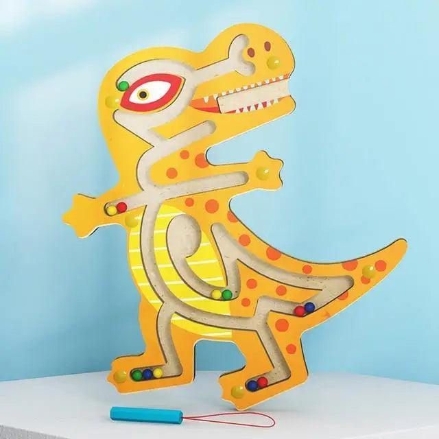 Baby Wooden Toy for Children Magnetic Maze Balance Board Wood game , Maze Puzzle baby Toys 0-12Months - BIG FRENCHIES