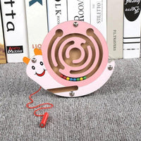 Baby Wooden Toy for Children Magnetic Maze Balance Board Wood game , Maze Puzzle baby Toys 0-12Months - BIG FRENCHIES