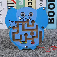 Baby Wooden Toy for Children Magnetic Maze Balance Board Wood game , Maze Puzzle baby Toys 0-12Months - BIG FRENCHIES