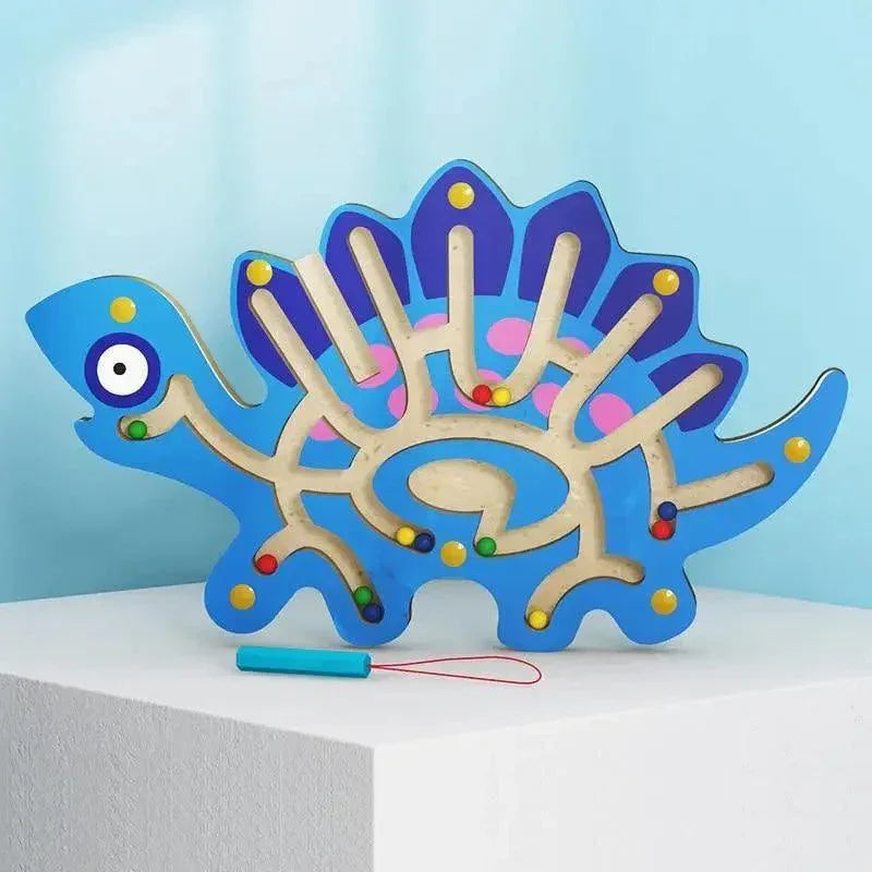 Baby Wooden Toy for Children Magnetic Maze Balance Board Wood game , Maze Puzzle baby Toys 0-12Months - BIG FRENCHIES