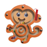 Baby Wooden Toy for Children Magnetic Maze Balance Board Wood game , Maze Puzzle baby Toys 0-12Months - BIG FRENCHIES