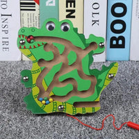 Baby Wooden Toy for Children Magnetic Maze Balance Board Wood game , Maze Puzzle baby Toys 0-12Months - BIG FRENCHIES