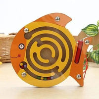 Baby Wooden Toy for Children Magnetic Maze Balance Board Wood game , Maze Puzzle baby Toys 0-12Months - BIG FRENCHIES