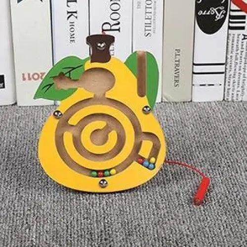 Baby Wooden Toy for Children Magnetic Maze Balance Board Wood game , Maze Puzzle baby Toys 0-12Months - BIG FRENCHIES