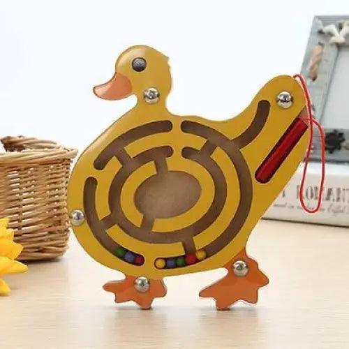 Baby Wooden Toy for Children Magnetic Maze Balance Board Wood game , Maze Puzzle baby Toys 0-12Months - BIG FRENCHIES