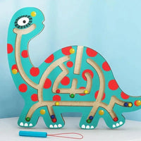 Baby Wooden Toy for Children Magnetic Maze Balance Board Wood game , Maze Puzzle baby Toys 0-12Months - BIG FRENCHIES