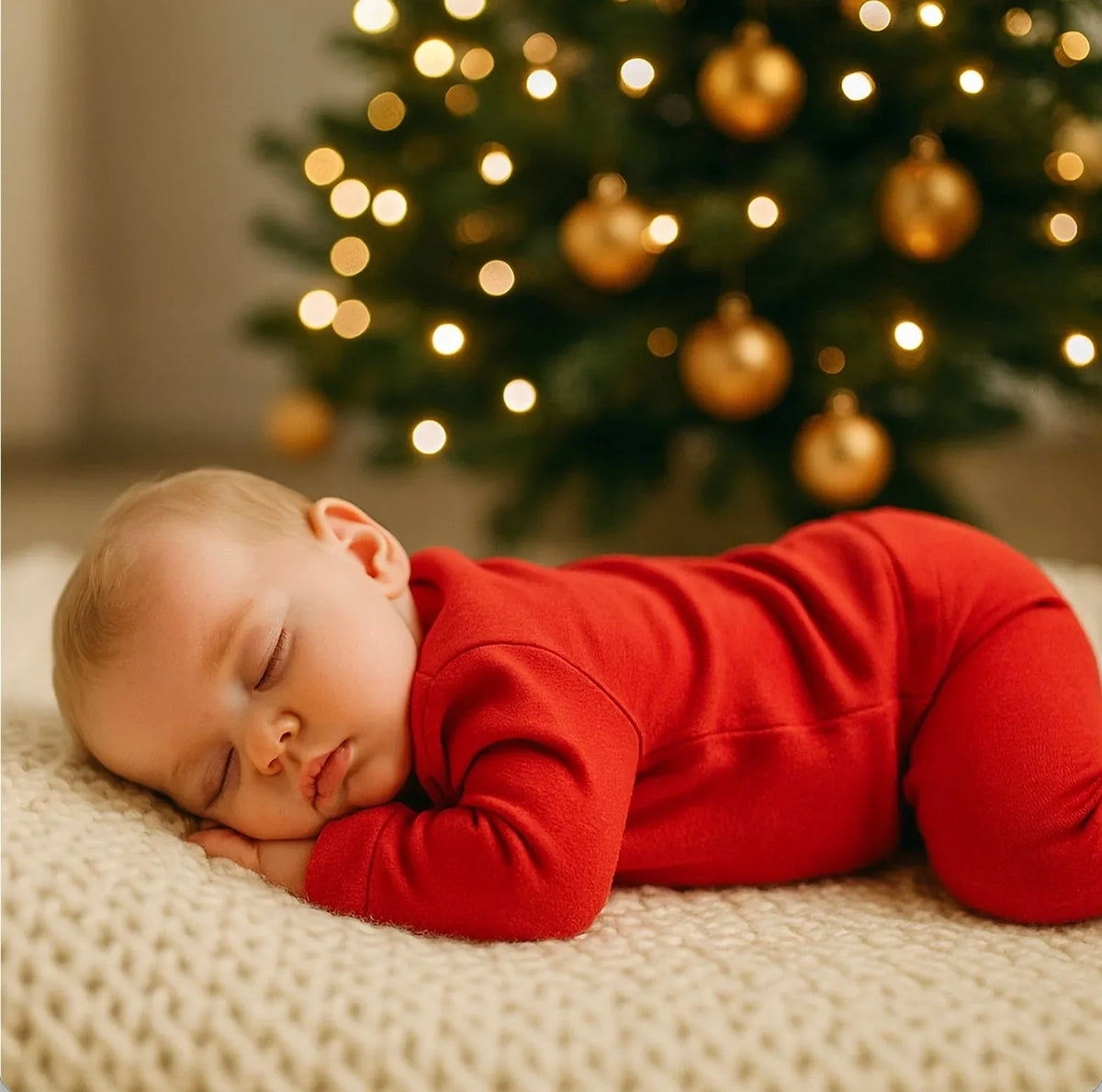 baby pajamas | scarlet red - BIG FRENCHIES