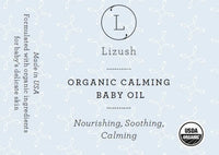 ORGANIC CALMING BABY OIL Nourishing, Soothing, Calming - BIG FRENCHIES