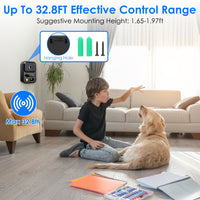 Black-Green Color Options -- 1Pc Ultrasonic Anti-Barking Device Rechargeable Auto Dog Bark Control Deterrent Box Trainin