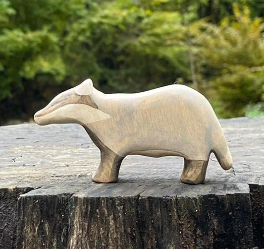 Wooden Badger Toy - BIG FRENCHIES