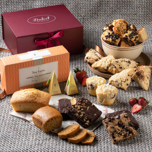 Deluxe Pastry and Tea Gift Set - BIG FRENCHIES