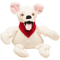 HuggleCause™, Living Free Animal Sanctuary, Little Tyke (L.T.) Knottie® Plush Dog Toy, Small - BIG FRENCHIES