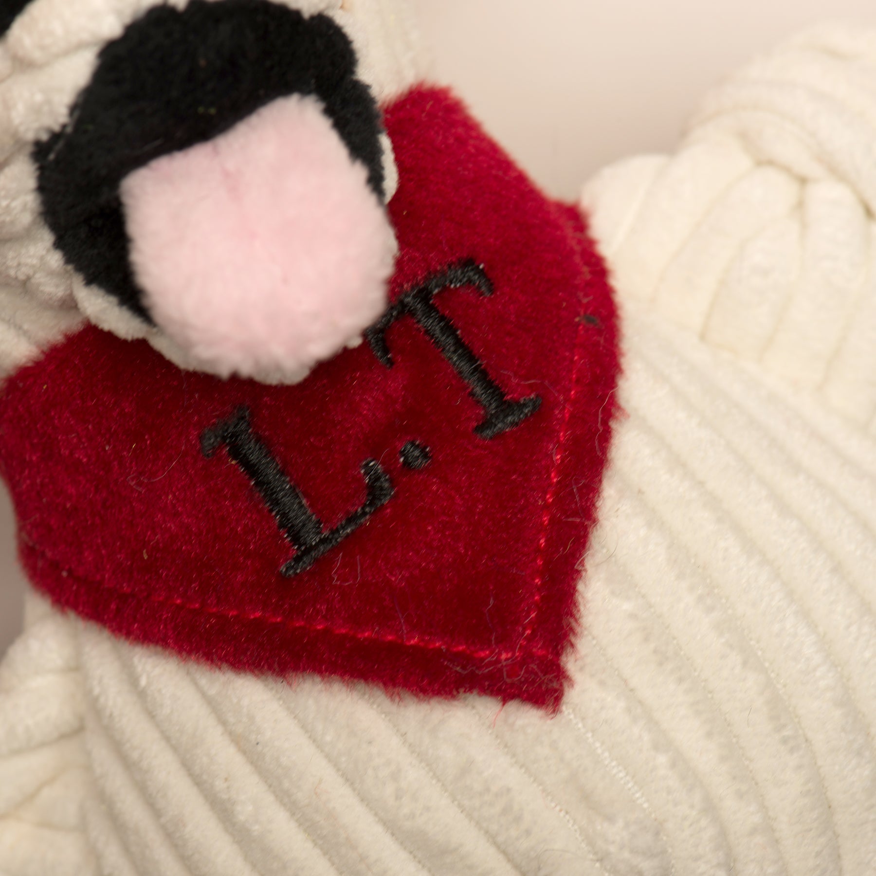 HuggleCause™, Living Free Animal Sanctuary, Little Tyke (L.T.) Knottie® Plush Dog Toy, Small - BIG FRENCHIES