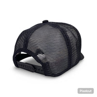 Live Laugh Limp Bizkit Custom Embroidered WHITE/BLACK MESH HAT