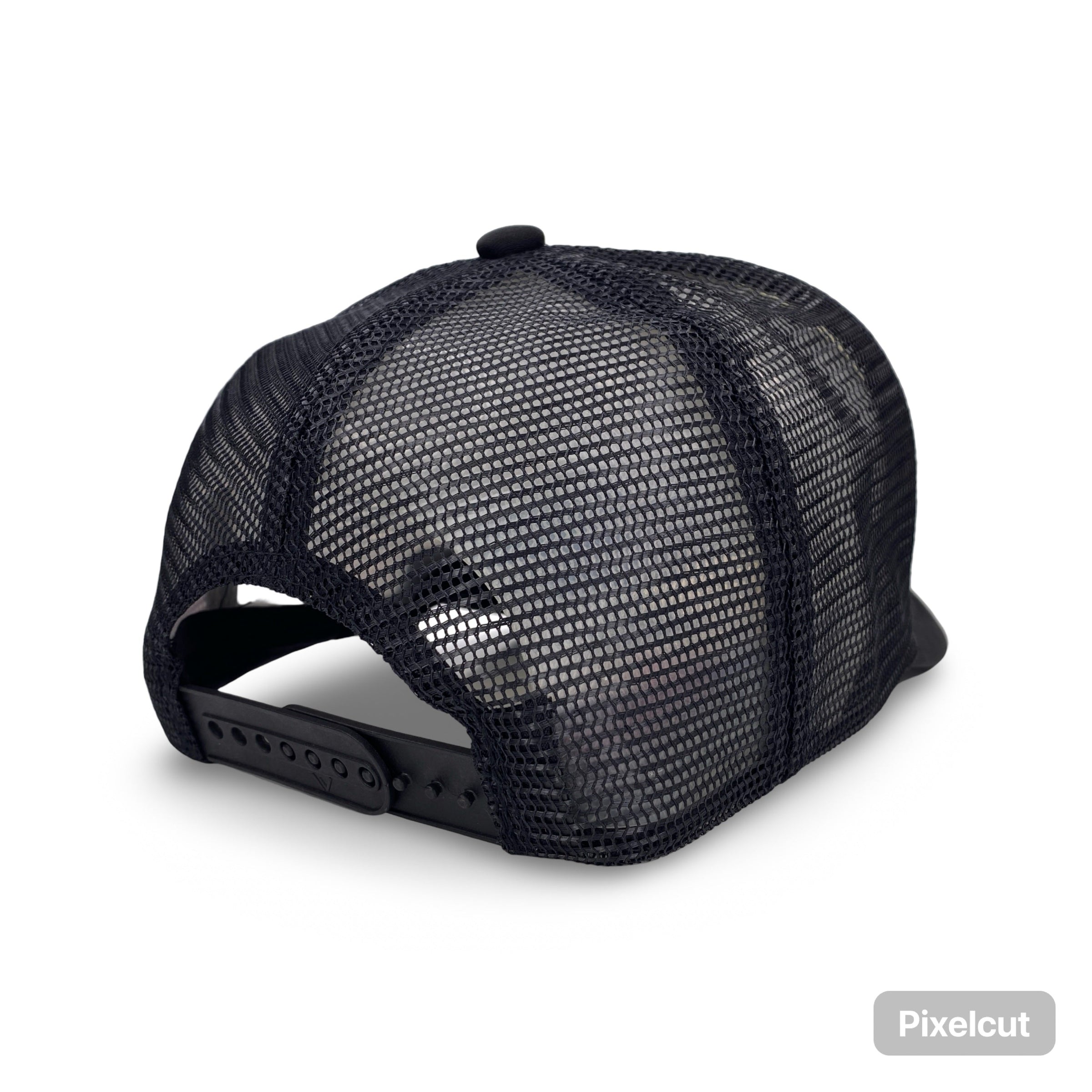 Live Laugh Limp Bizkit Custom Embroidered WHITE/BLACK MESH HAT