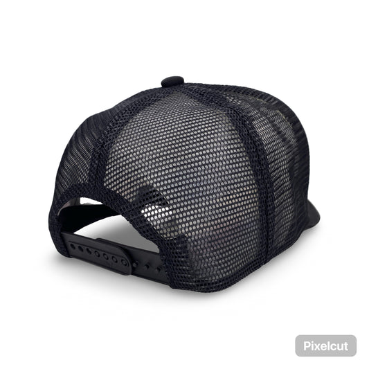 Live Laugh Limp Bizkit Custom Embroidered WHITE/BLACK MESH HAT