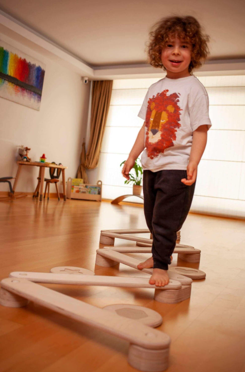 Montessori Balance Beam and Stepping Stones Set - BIG FRENCHIES